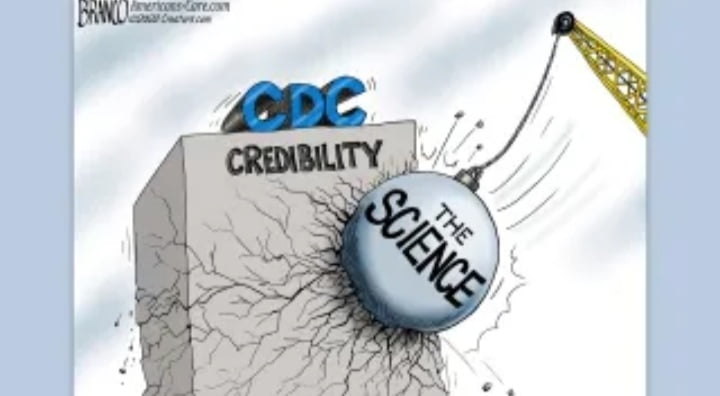 Covid Cartoon CDC Not Credible