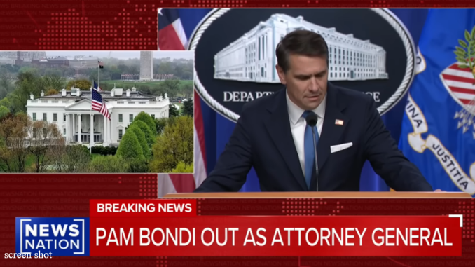 Acting AG Todd Blanche