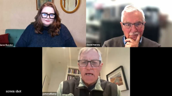 Maree Buscke with Peter Williams & David Harvey discuss MMP and strategic voting